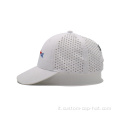 Nuovo design a 6 pannelli cappello da camionista bianco